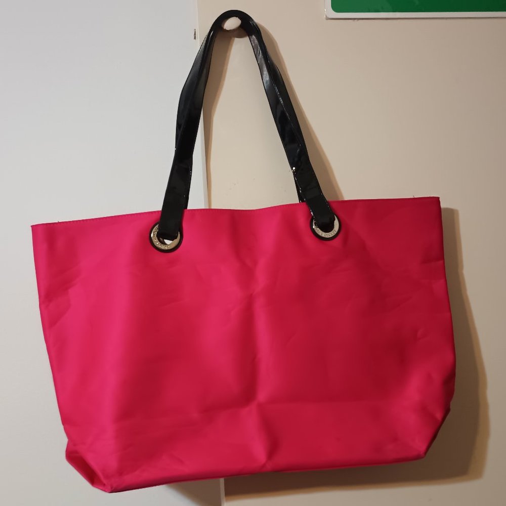 Victoria’s Secret Fuchsia Pink Rhinestone Tote Bag - Picture 2 of 8